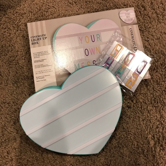 unbranded Other - Light Up Heart Customizable Sign!